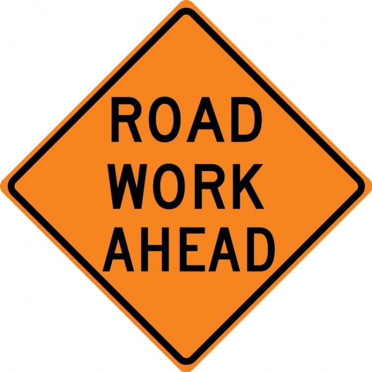 Road Work Ahead