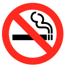 Tobacco stop smoke logo